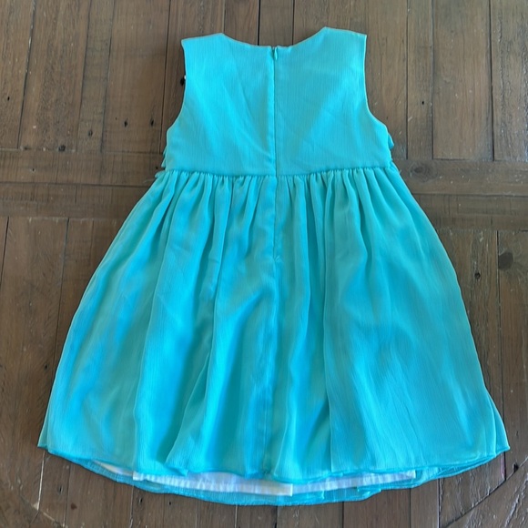 Mayoral aqua ombré ruffled chiffon dress - Picture 5 of 6